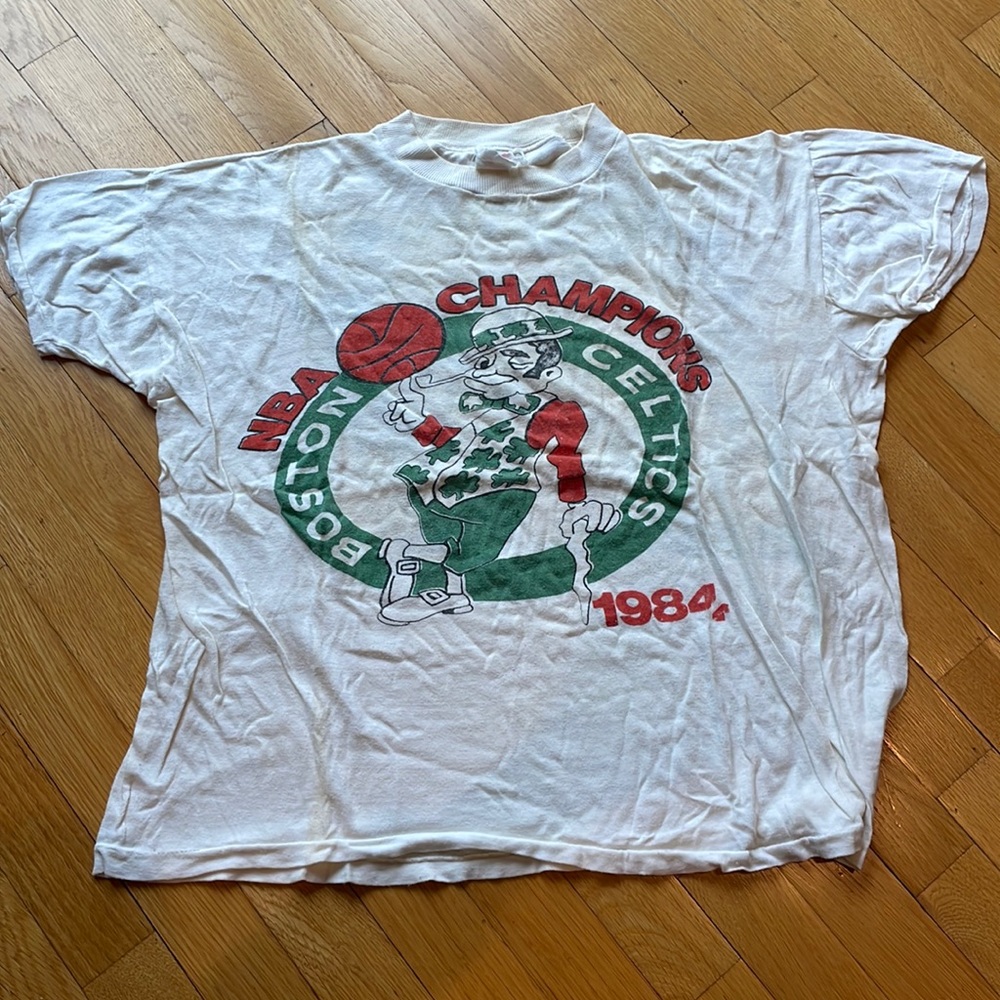 Vintage 1984 Boston Celtics championship Tshirt